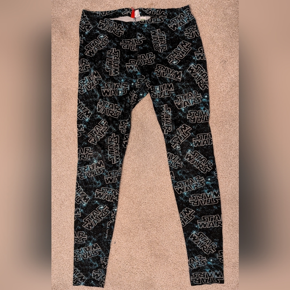 Divided Star Wars Black and Blue Kids Leggings